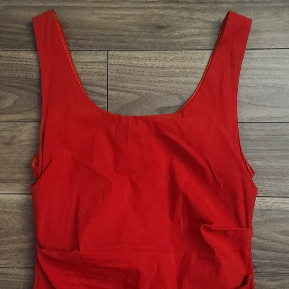 🔥Red Sheath Dress Sleeveless - Picture 3 of 12